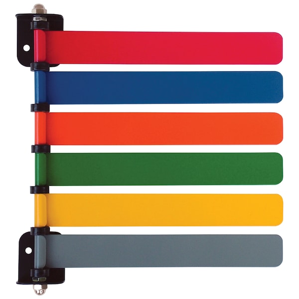 Room ID Flag System, Std 6 Color Set (Quickly & Cleary Alert Staff to